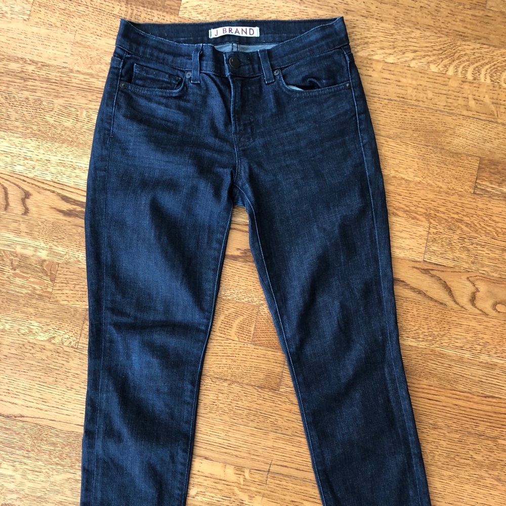 J Brand Eclipse Dark Rinse Skinny Jeans Size 25